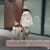 image:imageFunky Junque Mommy amp Me Pom Beanies  Cozy Knit Womens Beanie amp Toddler Girl Winter Hat Set Ages 14 Great SetDiagonal Basketweave  Rose
