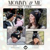 image:imageFunky Junque Mommy amp Me Pom Pom Beanies Set  Infant Baby amp Mom Matching Winter Outfits Warm Newborn amp Womens Beanie HatsAztec  Black