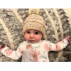 image:imageFunky Junque Mommy amp Me Pom Pom Beanies Set  Infant Baby amp Mom Matching Winter Outfits Warm Newborn amp Womens Beanie HatsConfetti  Indi Pink Faux Fur Pom