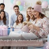 image:imageFunky Junque Mommy amp Me Pom Pom Beanies Set  Infant Baby amp Mom Matching Winter Outfits Warm Newborn amp Womens Beanie HatsLeopard  Latte