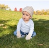 image:imageFunky Junque Newborn Baby Knit Beanie amp Fleece Mittens Set  Warm Winter EssentialsBeige