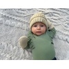 image:imageFunky Junque Newborn Baby Knit Beanie amp Fleece Mittens Set  Warm Winter EssentialsBeige