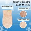 image:imageFunky Junque Newborn Baby Knit Beanie amp Fleece Mittens Set  Warm Winter EssentialsIndi Pink