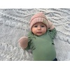 image:imageFunky Junque Newborn Baby Knit Beanie amp Fleece Mittens Set  Warm Winter EssentialsIndi Pink