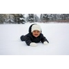image:imageFunky Junque Newborn Baby Knit Beanie amp Fleece Mittens Set  Warm Winter EssentialsIvory