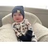 image:imageFunky Junque Newborn Baby Knit Beanie amp Fleece Mittens Set  Warm Winter EssentialsNavy