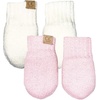 image:imageFunky Junque Newborn Baby Winter Mittens  Fleece Lined NoThumb Infant Mittens for Babies 09 Months Baby Essentials2 Pack  Ivory  Pale Pink