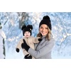 image:imageFunky Junque Newborn Baby Winter Mittens  Fleece Lined NoThumb Infant Mittens for Babies 09 Months Baby EssentialsBlack