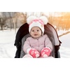 image:imageFunky Junque Newborn Baby Winter Mittens  Fleece Lined NoThumb Infant Mittens for Babies 09 Months Baby EssentialsCandy Pink  Daisy