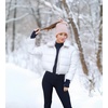 image:imageFunky Junque Ponytail Beanie Hat with Sequin Bow  Warm Stretchy Winter Cap for Women  Winter Neutrals Pastel HuesIndi Pink