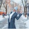 image:imageFunky Junque Ponytail Beanie Hat with Sequin Bow  Warm Stretchy Winter Cap for Women  Winter Neutrals Pastel HuesLight Blue