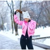 image:imageFunky Junque Ponytail Beanie Hat with Sequin Bow  Warm Stretchy Winter Cap for Women  Winter Neutrals Pastel HuesWhite
