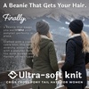 image:imageFunky Junque Ponytail Beanie for Women  Criss Cross High Pony Tail Womens Winter Hat Warm Cute Knit Ponyback Beanies2 Pack  Black  Charcoal