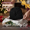 image:imageFunky Junque Ponytail Beanie for Women  Criss Cross High Pony Tail Womens Winter Hat Warm Cute Knit Ponyback BeaniesBlack