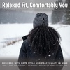 image:imageFunky Junque Ponytail Beanie for Women  Criss Cross High Pony Tail Womens Winter Hat Warm Cute Knit Ponyback BeaniesHeather Grey