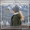 image:imageFunky Junque Ponytail Beanie for Women  Criss Cross High Pony Tail Womens Winter Hat Warm Cute Knit Ponyback BeaniesHeather Grey