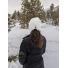 image:imageFunky Junque Ponytail Beanie for Women  Criss Cross High Pony Tail Womens Winter Hat Warm Cute Knit Ponyback BeaniesIvory