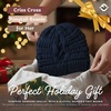 image:imageFunky Junque Ponytail Beanie for Women  Criss Cross High Pony Tail Womens Winter Hat Warm Cute Knit Ponyback BeaniesNavy