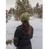 image:imageFunky Junque Ponytail Beanie for Women  Criss Cross High Pony Tail Womens Winter Hat Warm Cute Knit Ponyback BeaniesOlive