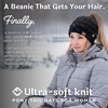 image:imageFunky Junque Ponytail Beanie for Women  Winter Hat Soft Stretch Cable Knit High Pony Tail Womens Running Hats2 Pack  Black  BlackGrey Mix 31