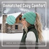 image:imageFunky Junque Ponytail Beanie for Women  Winter Hat Soft Stretch Cable Knit High Pony Tail Womens Running HatsMint