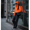 image:imageFunky Junque Ponytail Beanie for Women  Winter Hat Soft Stretch Cable Knit High Pony Tail Womens Running HatsNeon Orange