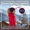 image:imageFunky Junque Ponytail Beanie for Women  Winter Hat Soft Stretch Cable Knit High Pony Tail Womens Running HatsPurple