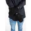 image:imageFunky Junque Premium FleeceLined Convertible Mittens  Warm Winter Knit Gloves  Value Packs Solid Colors Mixed Colors2 Pack Charcoal  Black