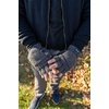 image:imageFunky Junque Premium FleeceLined Convertible Mittens  Warm Winter Knit Gloves  Value Packs Solid Colors Mixed Colors2 Pack Charcoal  Black
