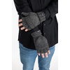 image:imageFunky Junque Premium FleeceLined Convertible Mittens  Warm Winter Knit Gloves  Value Packs Solid Colors Mixed Colors2 Pack Charcoal  Grey Mix