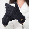 image:imageFunky Junque Premium Touchscreen Gloves  Warm Lined with Grip for Men amp Women  Spring Colors Neutral Tones Value Packs3 Tone Mix  Black