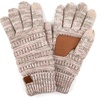 image:imageFunky Junque Premium Touchscreen Gloves  Warm Lined with Grip for Men amp Women  Spring Colors Neutral Tones Value Packs3 Tone Mix  Lt Rose