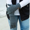 image:imageFunky Junque Premium Touchscreen Gloves  Warm Lined with Grip for Men amp Women  Spring Colors Neutral Tones Value Packs3 Tone Mix  Navy