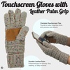 image:imageFunky Junque Premium Touchscreen Gloves  Warm Lined with Grip for Men amp Women  Spring Colors Neutral Tones Value PacksConfetti Natural Grey