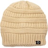 image:imageFunky Junque Satin Lined Beanie  Womens Slouchy Cable Knit Winter Hat Silky Interior Skull Cap Oversized Warm BeaniesBeige