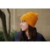 image:imageFunky Junque Satin Lined Beanie  Womens Slouchy Cable Knit Winter Hat Silky Interior Skull Cap Oversized Warm BeaniesMustard