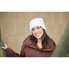image:imageFunky Junque Satin Lined Beanie  Womens Slouchy Cable Knit Winter Hat Silky Interior Skull Cap Oversized Warm BeaniesWhite