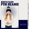 image:imageFunky Junque Shiny Puffer Knit Toddler Winter Hat Beanie with Faux Fur PomPom Fleece Lined Ages 25BlackMulticolor