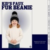 image:imageFunky Junque Shiny Puffer Knit Toddler Winter Hat Beanie with Faux Fur PomPom Fleece Lined Ages 25BlackSilver
