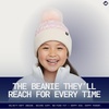 image:imageFunky Junque Shiny Puffer Knit Toddler Winter Hat Beanie with Faux Fur PomPom Fleece Lined Ages 25Iridescent Pink