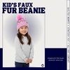 image:imageFunky Junque Shiny Puffer Knit Toddler Winter Hat Beanie with Faux Fur PomPom Fleece Lined Ages 25Pink