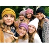 image:imageFunky Junque Skull Cap Beanie for Women  Womens Winter Hat Knit Slouch Style Warm Soft Unisex Cold Weather Mens Beanies2 Pack  Black  Beige