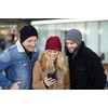 image:imageFunky Junque Skull Cap Beanie for Women  Womens Winter Hat Knit Slouch Style Warm Soft Unisex Cold Weather Mens Beanies3 Pack  Black  Burgundy  Dk Melange Grey