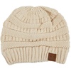 image:imageFunky Junque Skull Cap Beanie for Women  Womens Winter Hat Knit Slouch Style Warm Soft Unisex Cold Weather Mens BeaniesBeige