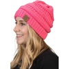 image:imageFunky Junque Skull Cap Beanie for Women  Womens Winter Hat Knit Slouch Style Warm Soft Unisex Cold Weather Mens BeaniesCandy Pink
