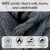 image:imageFunky Junque Skull Cap Beanie for Women  Womens Winter Hat Knit Slouch Style Warm Soft Unisex Cold Weather Mens BeaniesCharcoal