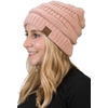 image:imageFunky Junque Skull Cap Beanie for Women  Womens Winter Hat Knit Slouch Style Warm Soft Unisex Cold Weather Mens BeaniesIndi Pink