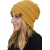 image:imageFunky Junque Skull Cap Beanie for Women  Womens Winter Hat Knit Slouch Style Warm Soft Unisex Cold Weather Mens BeaniesMustard