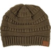 image:imageFunky Junque Skull Cap Beanie for Women  Womens Winter Hat Knit Slouch Style Warm Soft Unisex Cold Weather Mens BeaniesOlive