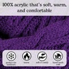 image:imageFunky Junque Skull Cap Beanie for Women  Womens Winter Hat Knit Slouch Style Warm Soft Unisex Cold Weather Mens BeaniesPurple